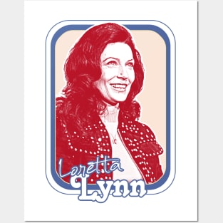 Loretta Lynn // Retro Style Country Music Fan Art Design Posters and Art